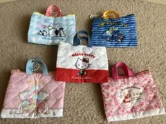 サンリオキャラクターズ レトロレッスンバッグ ミニキーホルダー コンプリート