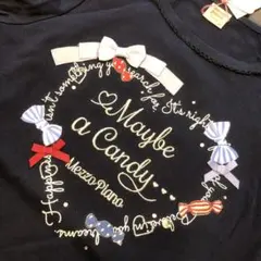 新品　昨年購入　メゾピアノジュニア　Tシャツ ネイビー　150