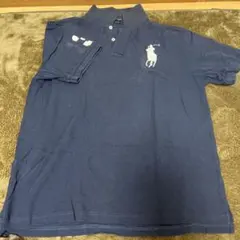 【値下げ可】Polo by Ralph Lauren ネイビーポロシャツ XXL