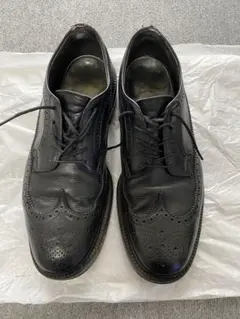 USA製 FLORSHEIM ロング ウィングチップ 黒 75919 6.5 - メルカリ