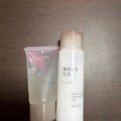 MUJI マイルドジェルクレンジング 敏感肌用乳液 セットのサムネイル