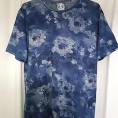 DIVINER ディバイナー Tシャツ 花柄 ネイビー Mサイズ
