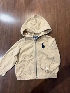 美品♡Polo Ralph Lauren フード付きジャンパー ベージュ 90