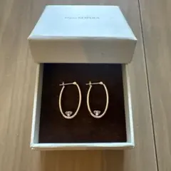極美品】フェスタリアビジューソフィア スモーキークオーツ18K＆10K