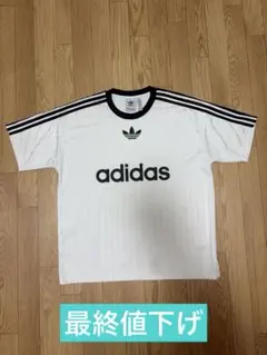 adidas ADICOLOR POLY TEE ゲーム Tシャツ 白 ユニT - メルカリ
