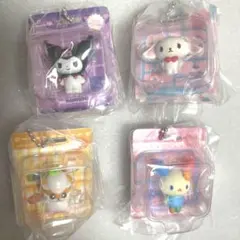 サンリオキャラクターズ パッケージミニチュアコレクション ガチャ4種セット