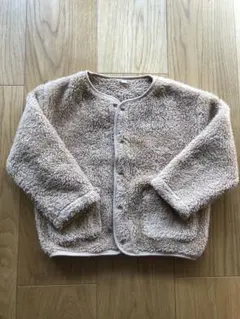 フリースジャケット サイズ100 ベージュ