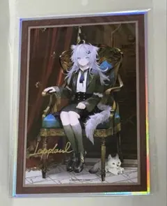 アークナイツ ラップランド 特典 跡継ぎの必修コースサインボード サイン入り色紙