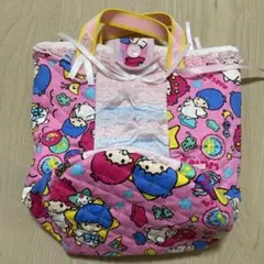 クマのぬいぐるみ付きトートバッグ ピンク グニフニ - メルカリ
