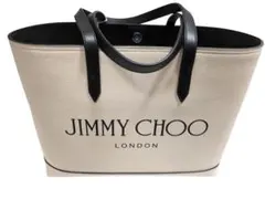 処分【新品格安】JIMMY CHOOジミーチュウトートバッグ 　キャンバスのサムネイル