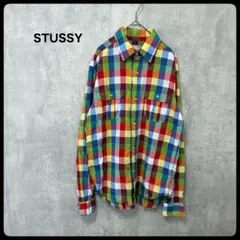 # STUSSY ストゥーシー　チェック柄シャツ　長袖　トップス