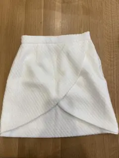 rienda　ツイードミニスカート　ラップスカート風
