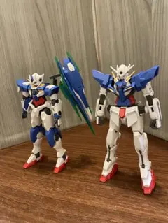 hg エクシア等2点　　　　ジャンク完成品