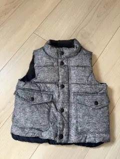baby GAP グレー ダウンベスト 18-24ヶ月