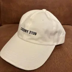 【美品】COLONY 2139 キャップ ホワイト ベースボールキャップ　帽子