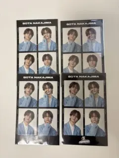 FANTASTICS ロト 中島颯太 フォトステッカー 4枚セット