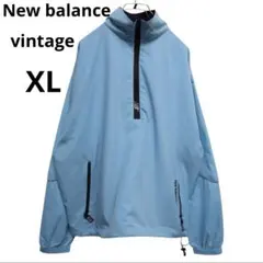 90s ニューバランス ハーフジップ プルオーバー ナイロンジャケット