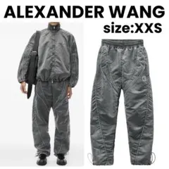 【正規品】即完売 ALEXANDER WANG パイプドトラックパンツ ナイロンのサムネイル