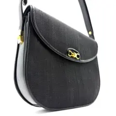 Comtesse　ホースヘアー　肩掛け　ブラック　ゴールド金具　冠婚葬祭のサムネイル
