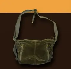 archive フェアリーグランジ ショルダーバッグ ベロア モスグリーン
