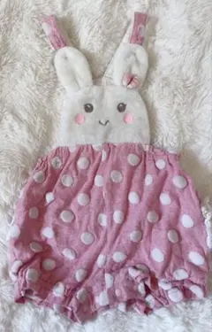 クーラクール うさぎサロペット 80サイズ