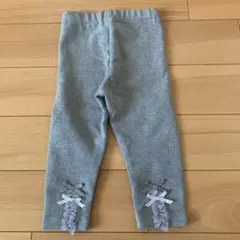 美品　パンパンチュチュ　レギンス　裏起毛　80cm グレー