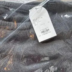 グレー 長袖ニットワンピース misty woman