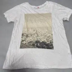 mellow people Tシャツ 半袖 フォトプリント ホワイト Sのサムネイル