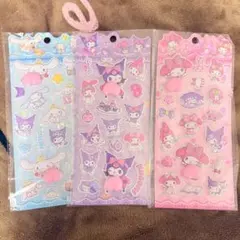 サンリオシール　ぷにぷにシール　おしりシール　桃シール　３枚セット 購入特典