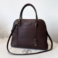 ☆極美品☆ エルメス ボリード35 ゴールド アルデンヌ ハンドバッグ 〇