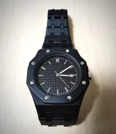 【新品】ロイヤルオークタイプ ノーロゴ ロゴなし 黒 オマージュ y2kのサムネイル