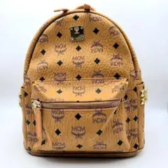 MCM スターク ヴィセトス スタッズ バックパック リュック コニャックのサムネイル