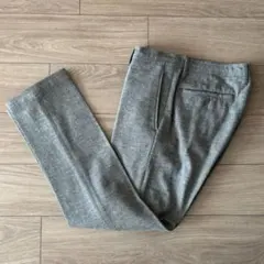 ユナイテッドアローズ イージーパンツ グレー ウール100％ S(注意)