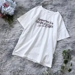 美品✨OPAQUE.CLIP ロゴTシャツ 大人可愛い 綿100 白 38サイズのサムネイル