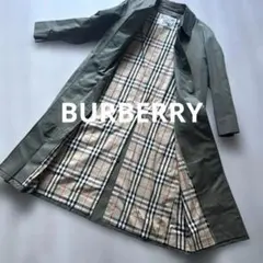美品✨BURBERRY ステンカラーコート 玉虫色 ヴィンテージ ノバチェック
