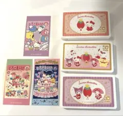 サンリオ　ラブレッツ　集合　シール　キティ　いちご新聞　王さま　メロクロ　プリン