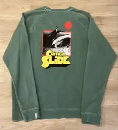 【Critical Slide・TCSS】バックプリントスウェット XL サーフ