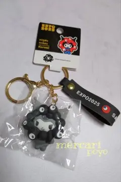 EXPO 2025関西大阪万博 黒ミャクミャク クロミ立体マスコットストラップ