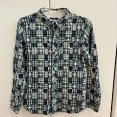 SHIPS チェック柄 長袖シャツ M