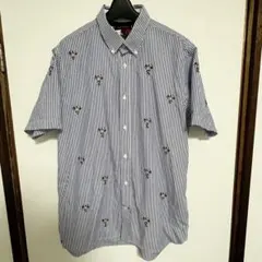 TOMMY HILFIGER 半袖シャツ ストライプ　Lサイズ