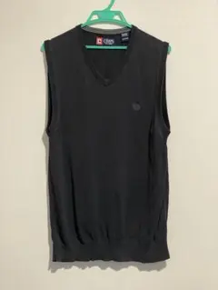 CHAPS チャップス ニット ベスト ネイビー 古着 下北沢 シモキタのサムネイル