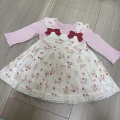 クーラクール　ケーキ柄ワンピース