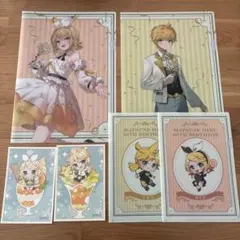 初音ミク16周年 鏡音リン・レン クリアファイル ポストカードセット