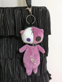 ハンドメイド* ぬいぐるみキーホルダー*闇落ちcatのサムネイル