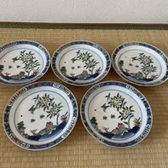 廣野俊彦　　染付皿　　　5客 廣野俊彦 染付皿 5客 廣野俊彦｜暮らしのうつわ 花田