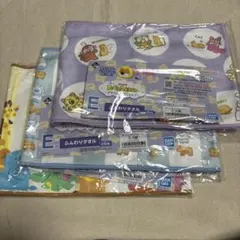 一番くじ　たべっ子どうぶつ　ふんわりタオル3枚セット