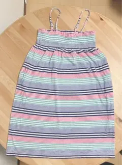キャミソールワンピース　ユニクロ　140cm　キッズ服　子供服　女の子　ガールズ