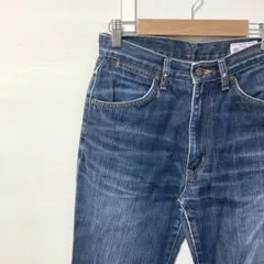 人気　ラングラー　ミディ丈デニム　カットオフジーンズ　ウォッシュド　インディゴのサムネイル