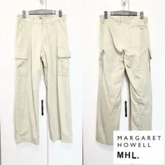 【美品】 Margaret Howell カーゴパンツ ライト ベージュのサムネイル