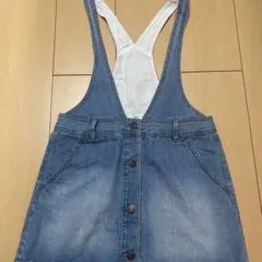 デニム サロペット ジャンパースカート　gu